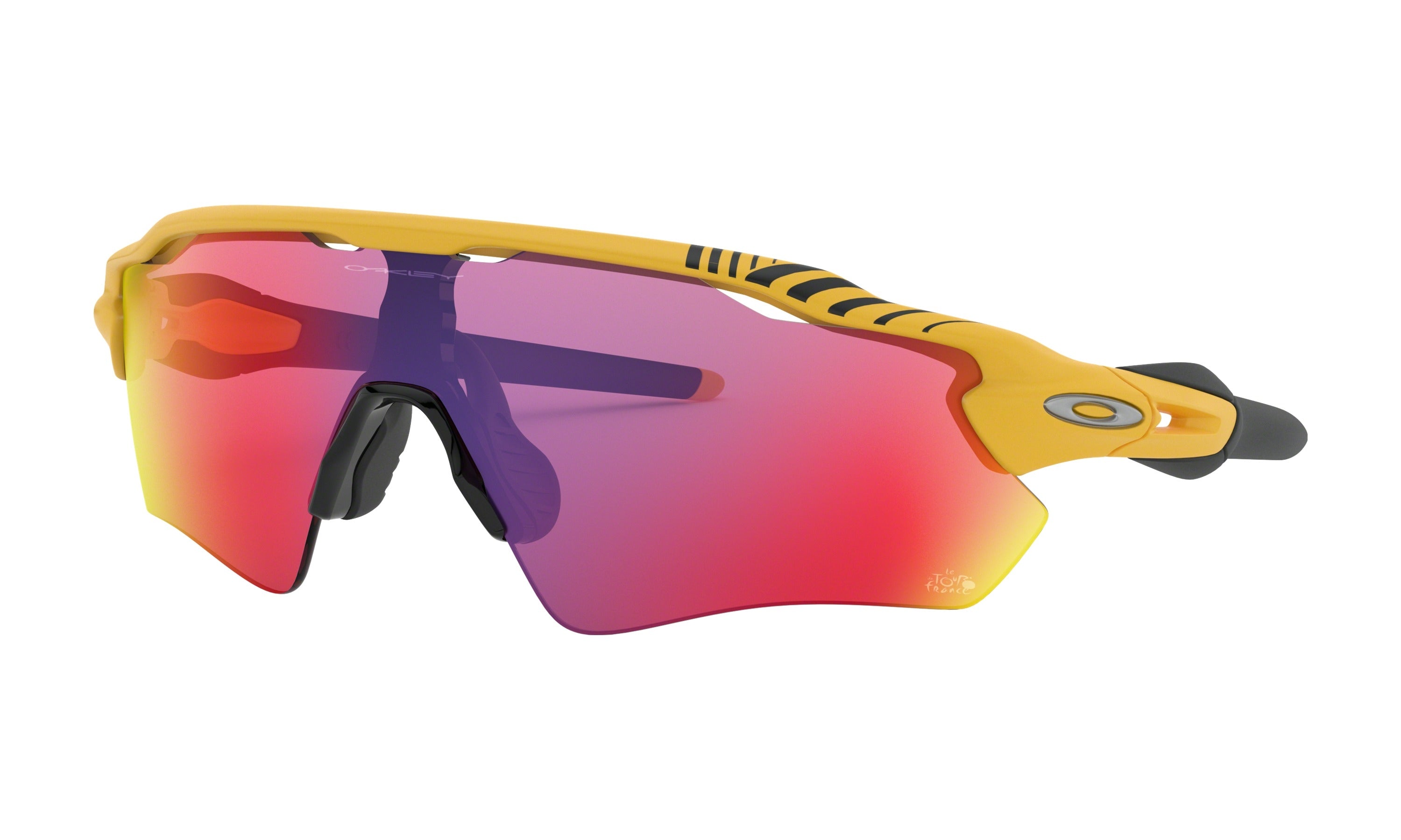 Oakley radar ev path fietsbril Tour de France mat geel - prizm road lens
