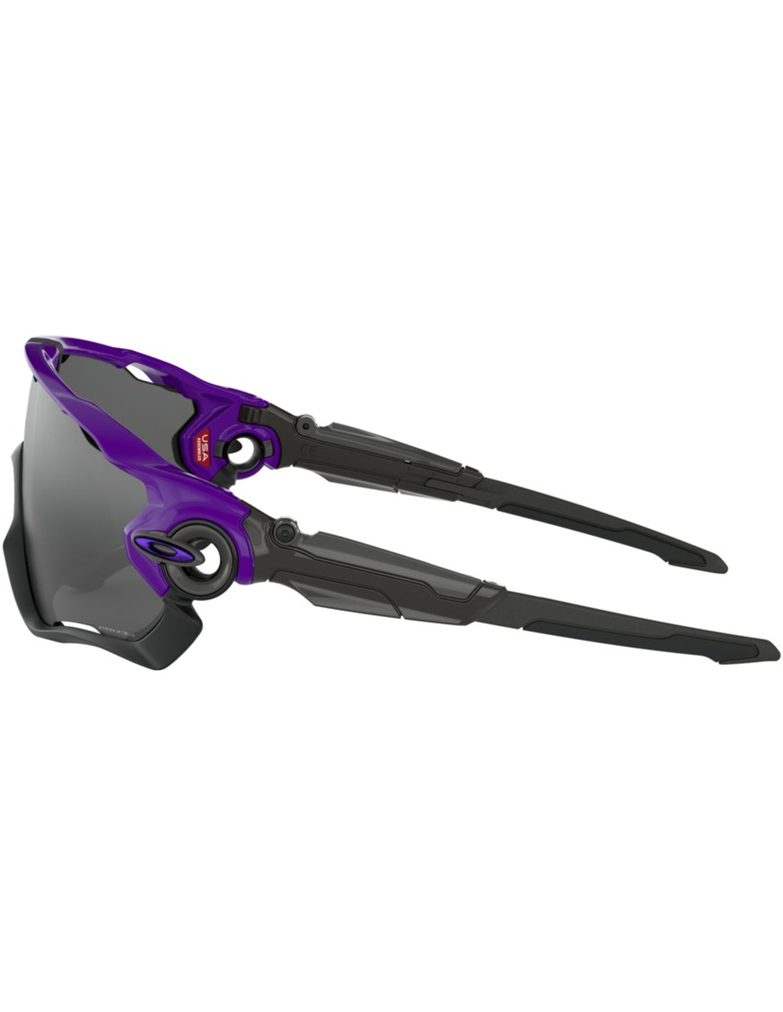 Oakley jawbreaker fietsbril electric paars - prizm black lens