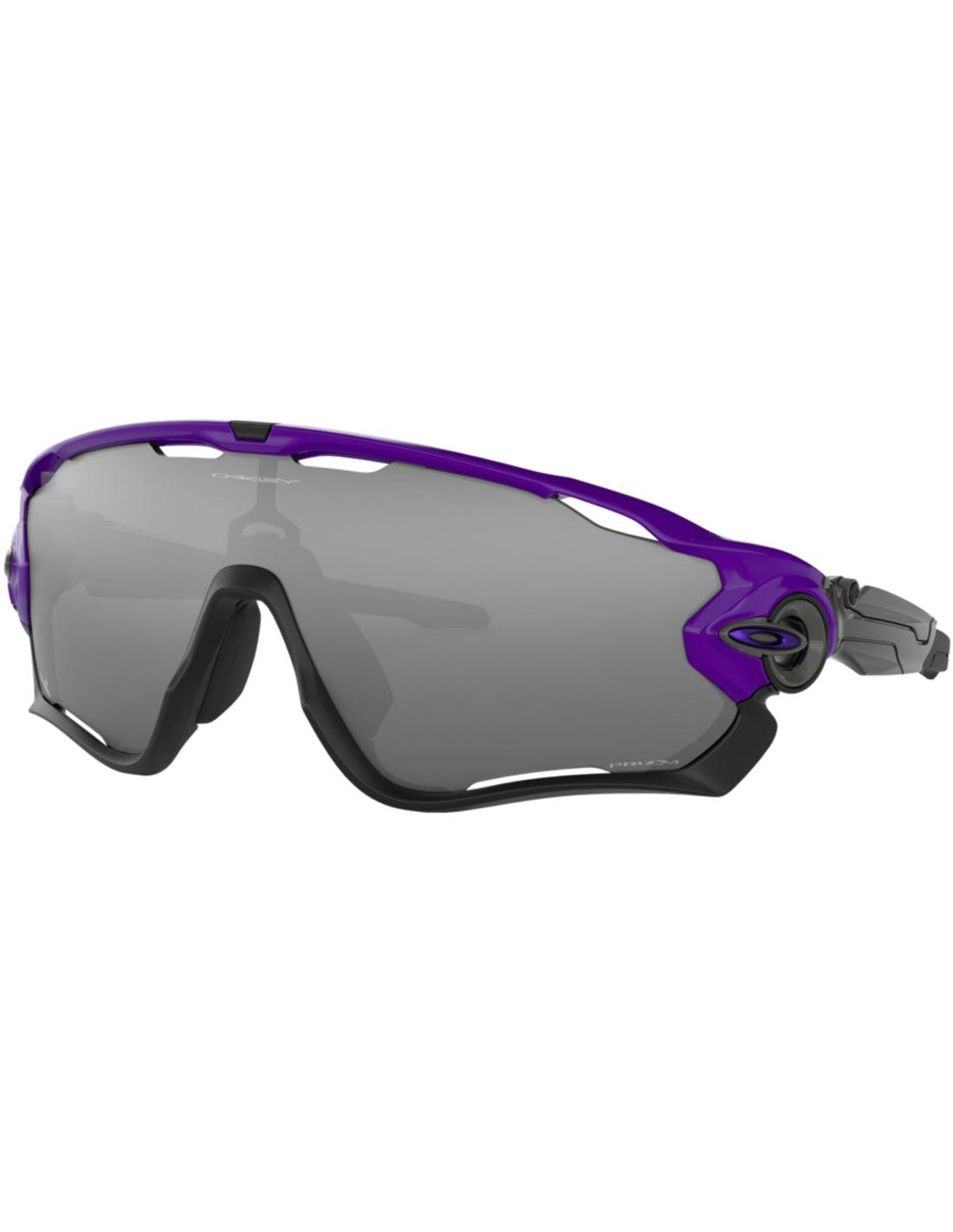 Oakley jawbreaker fietsbril electric paars - prizm black lens