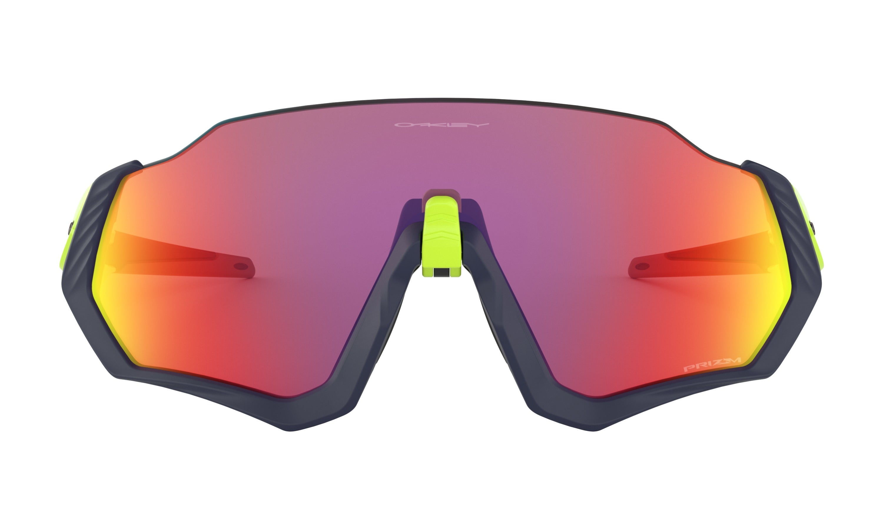Oakley flight jacket fietsbril mat navy retina burn- prizm road lens