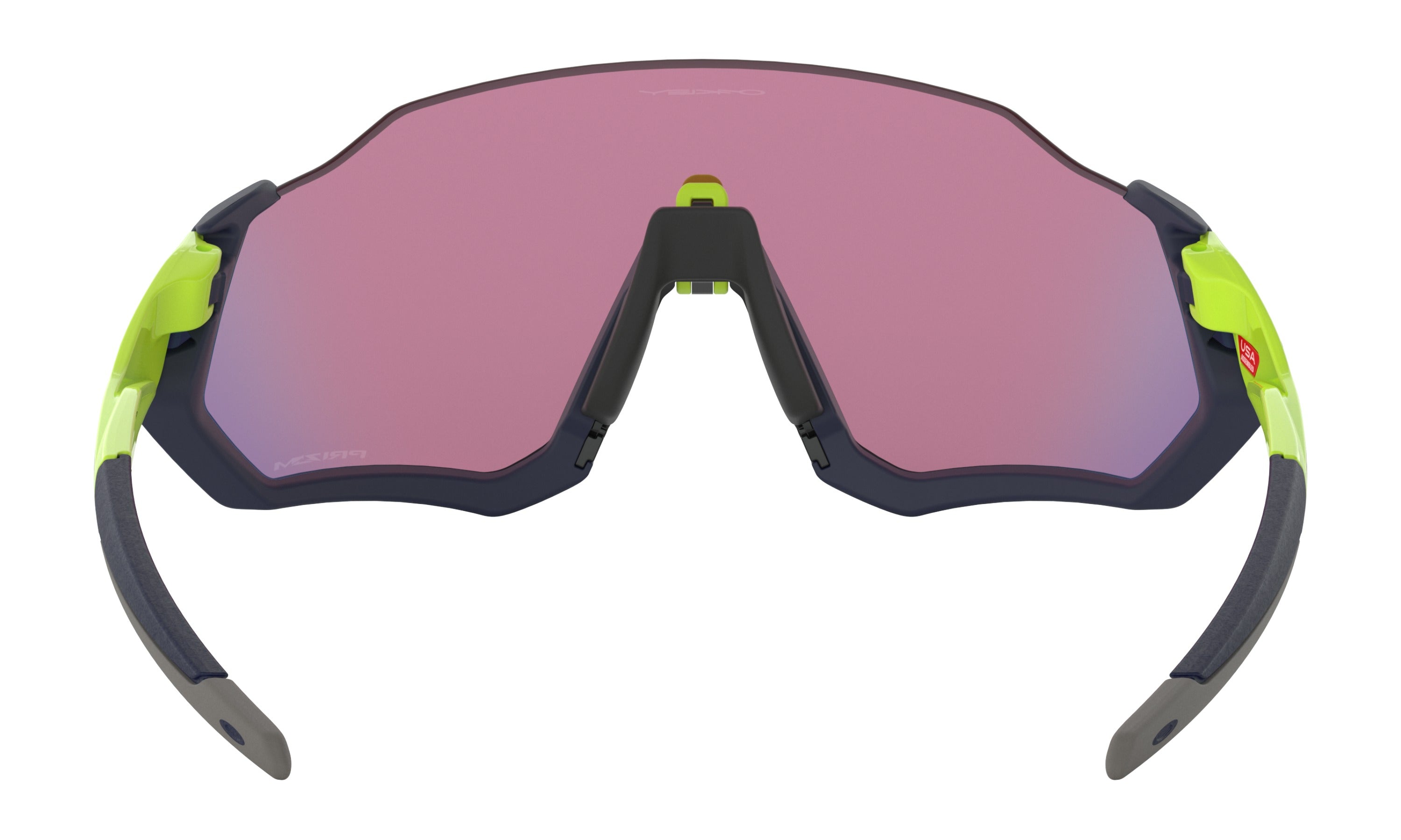 Oakley flight jacket fietsbril mat navy retina burn- prizm road lens