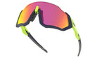 Oakley flight jacket fietsbril mat navy retina burn- prizm road lens