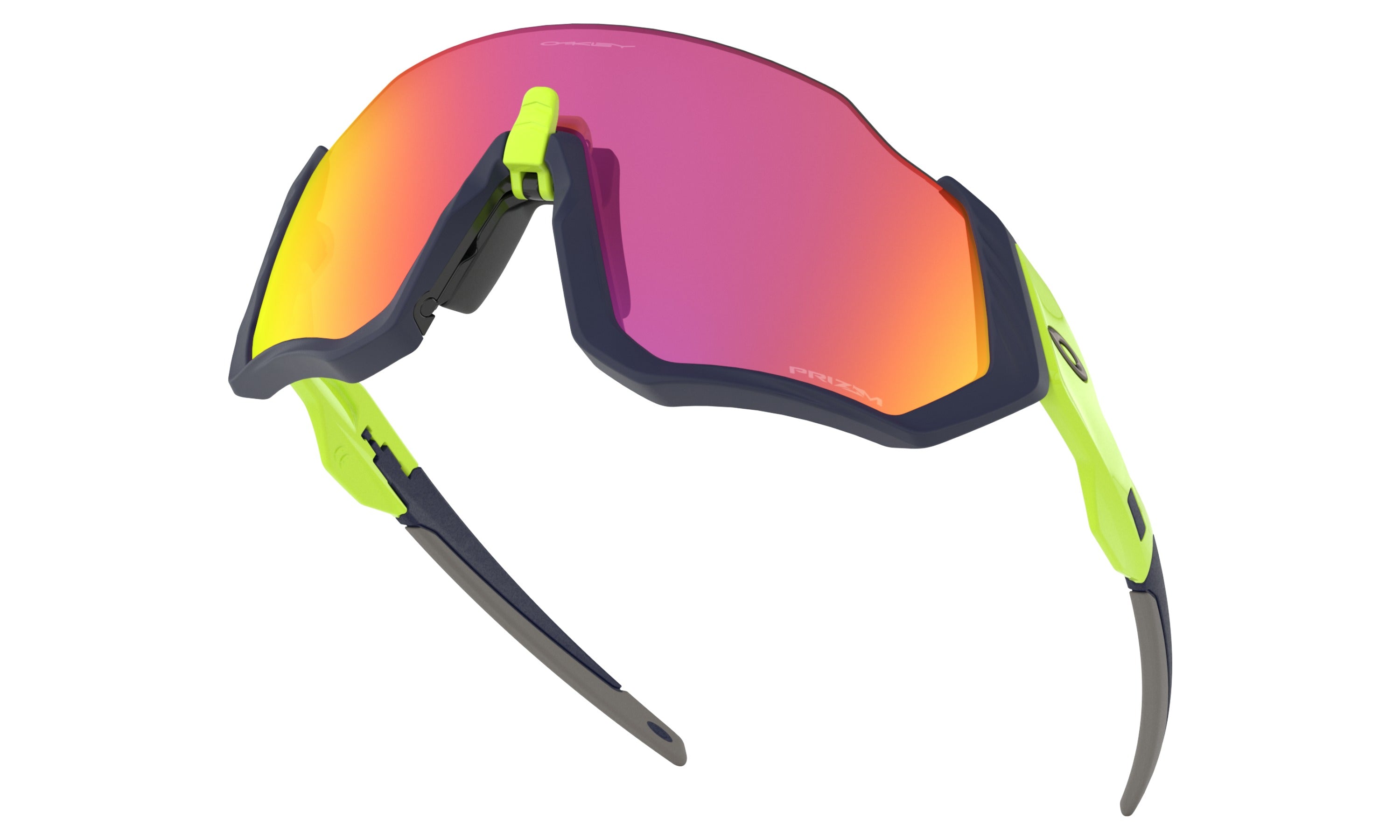 Oakley flight jacket fietsbril mat navy retina burn- prizm road lens