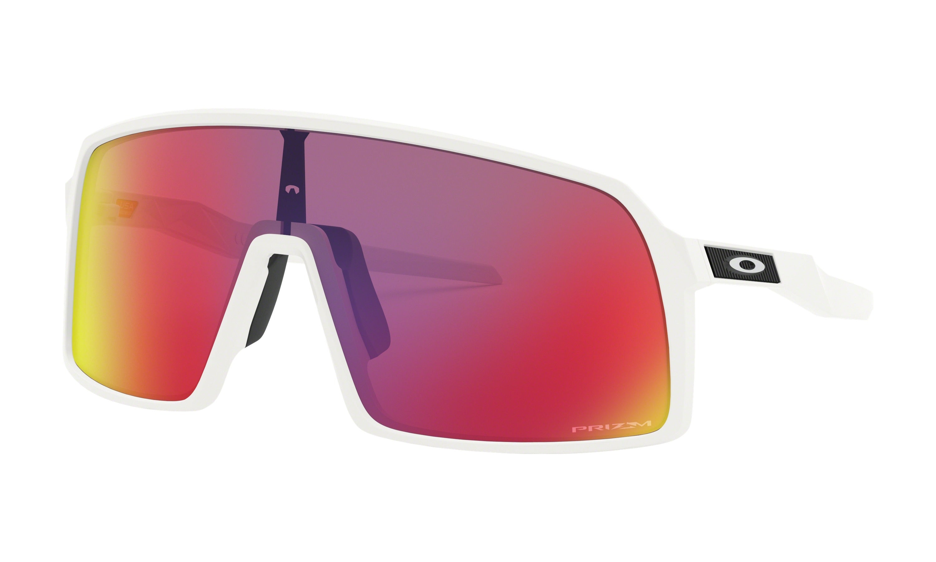 Oakley sutro fietsbril mat wit - prizm road lens