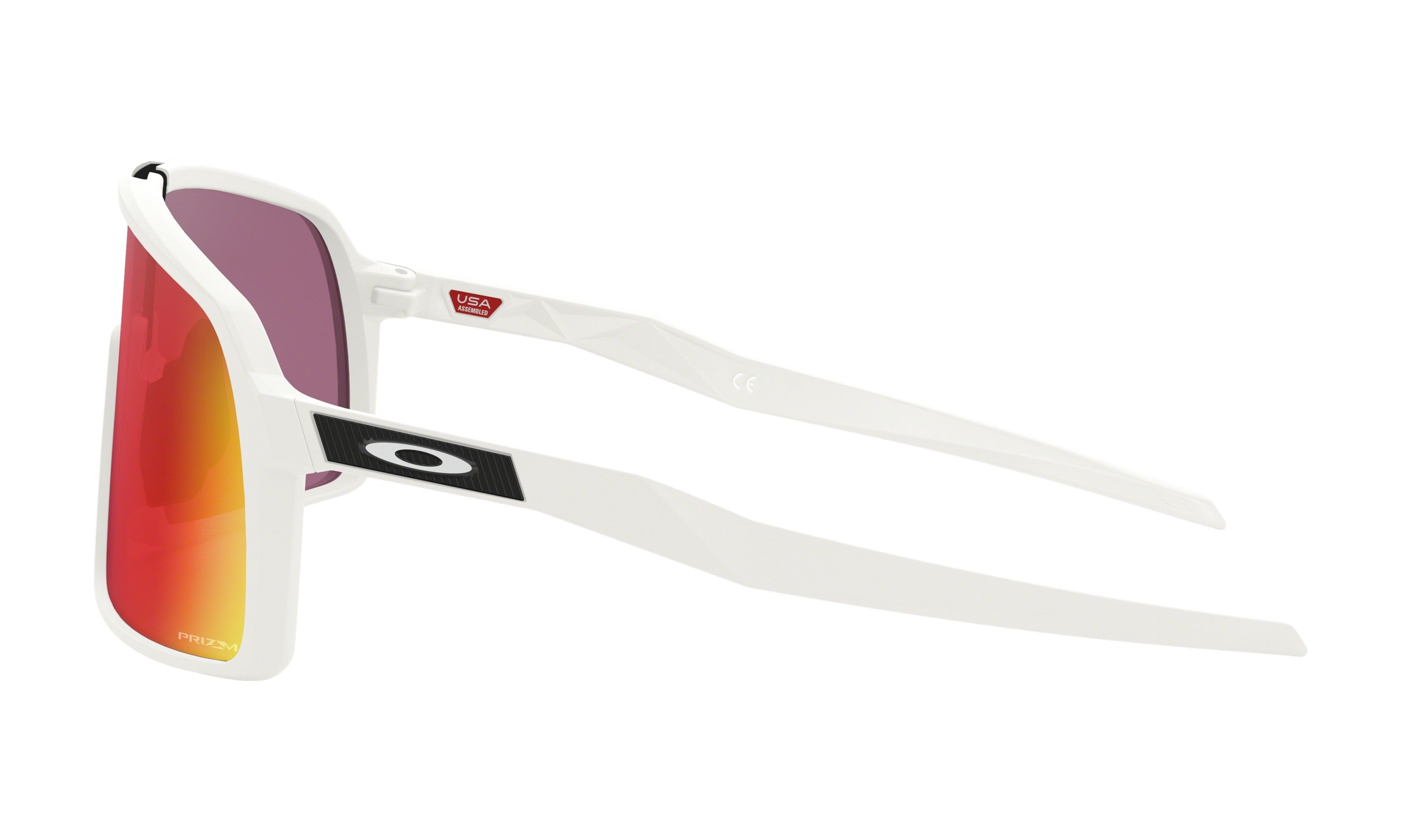 Oakley sutro fietsbril mat wit - prizm road lens