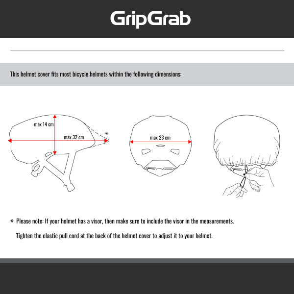 GripGrab Helmet Cover Hi-Vis