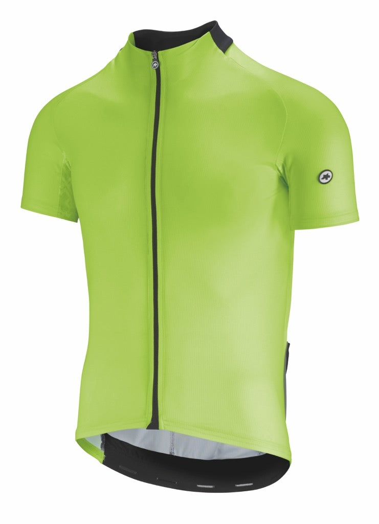 Assos mille GT fietsshirt met korte mouwen visibility groen
