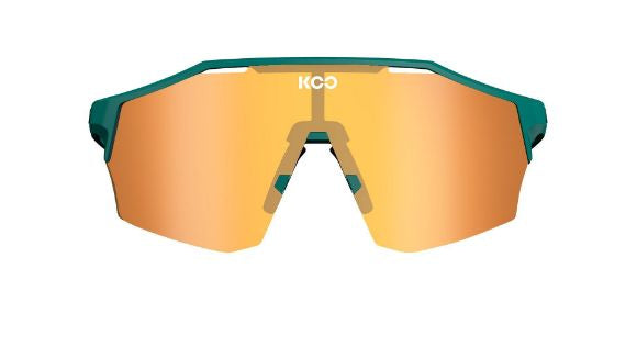 KOO Bril Alibi Persian Green Matt / Orange Mirror