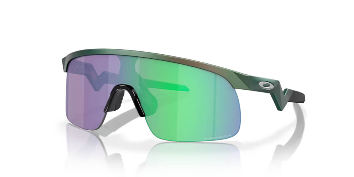 Oakley Bril Resistor Matte silver/green colorshift - Prizm Jade