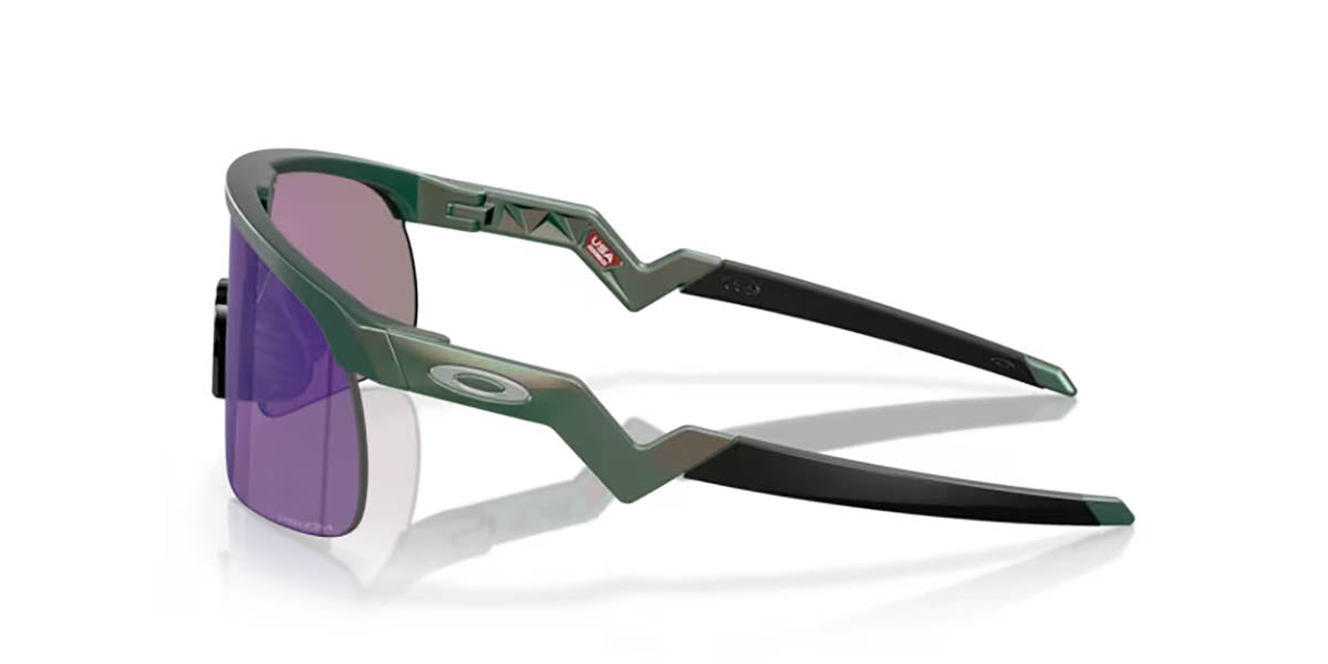 Oakley Bril Resistor Matte silver/green colorshift - Prizm Jade