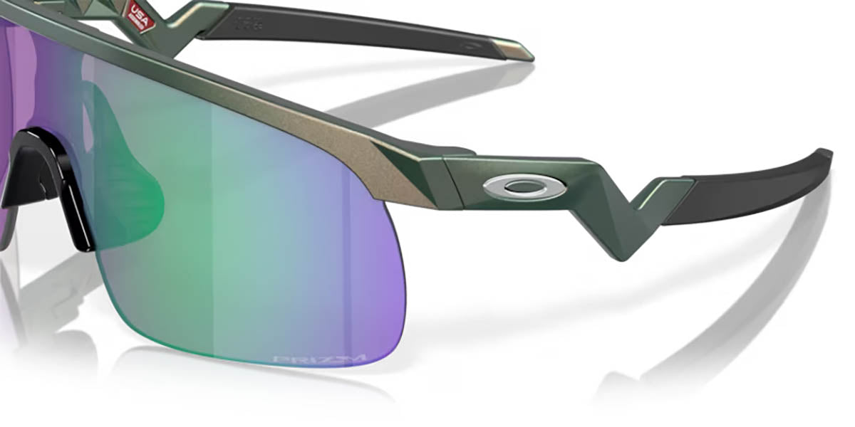 Oakley Bril Resistor Matte silver/green colorshift - Prizm Jade