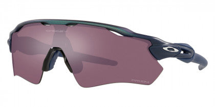 Oakley Radar EV Path Bril Matte Silver/Blue Colorshift - Prizm Road Black