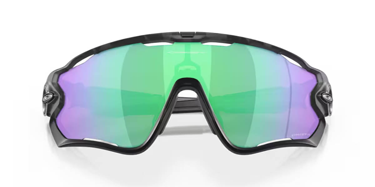 Oakley Jawbreaker Bril Matte Black Camo - Prizm Road Jade