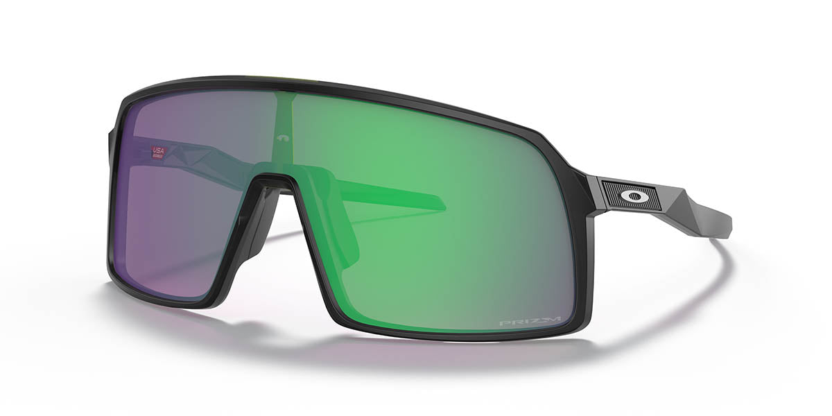 Oakley sutro fietsbril zwart ink - prizm jade lens