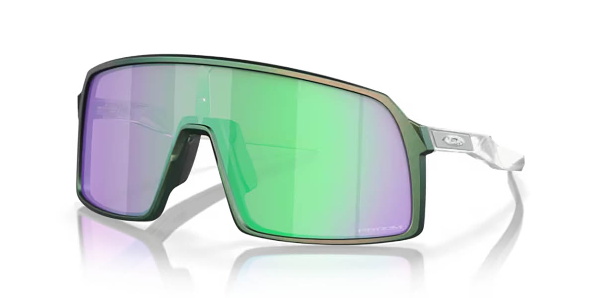 Oakley Sutro Bril Matte Silver Green Colorshift - Prizm Road Jade
