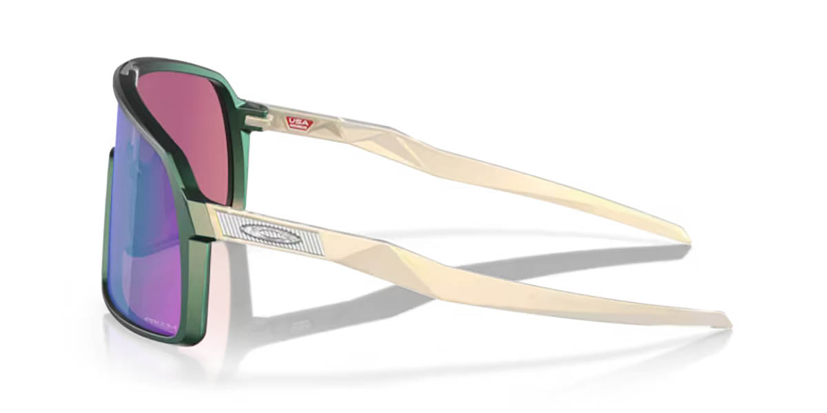 Oakley Sutro Bril Matte Silver Green Colorshift - Prizm Road Jade