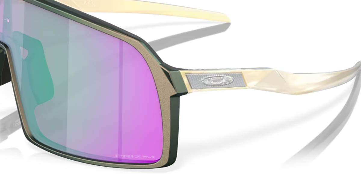 Oakley Sutro Bril Matte Silver Green Colorshift - Prizm Road Jade