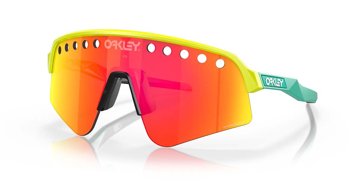 Oakley Sutro Lite Sweep (vented) Tennis Ball Yellow - Prizm Ruby