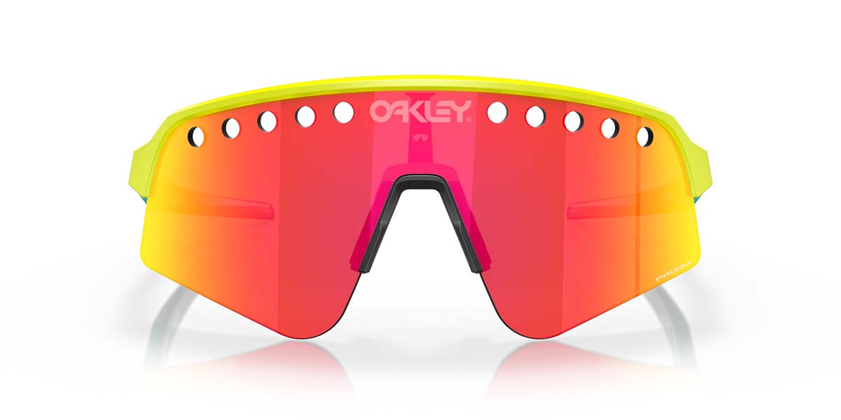 Oakley Sutro Lite Sweep (vented) Tennis Ball Yellow - Prizm Ruby