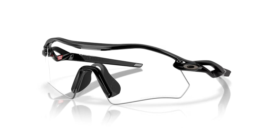 Oakley Radar Plate Bril Shiny Black - Clear Photochromic
