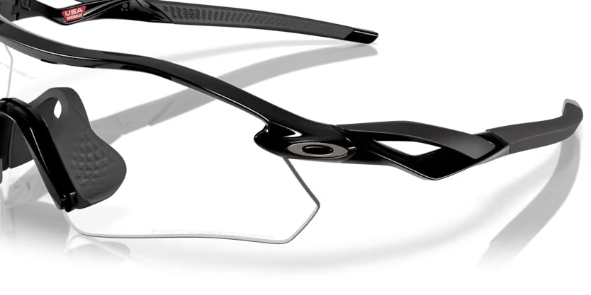 Oakley Radar Plate Bril Shiny Black - Clear Photochromic