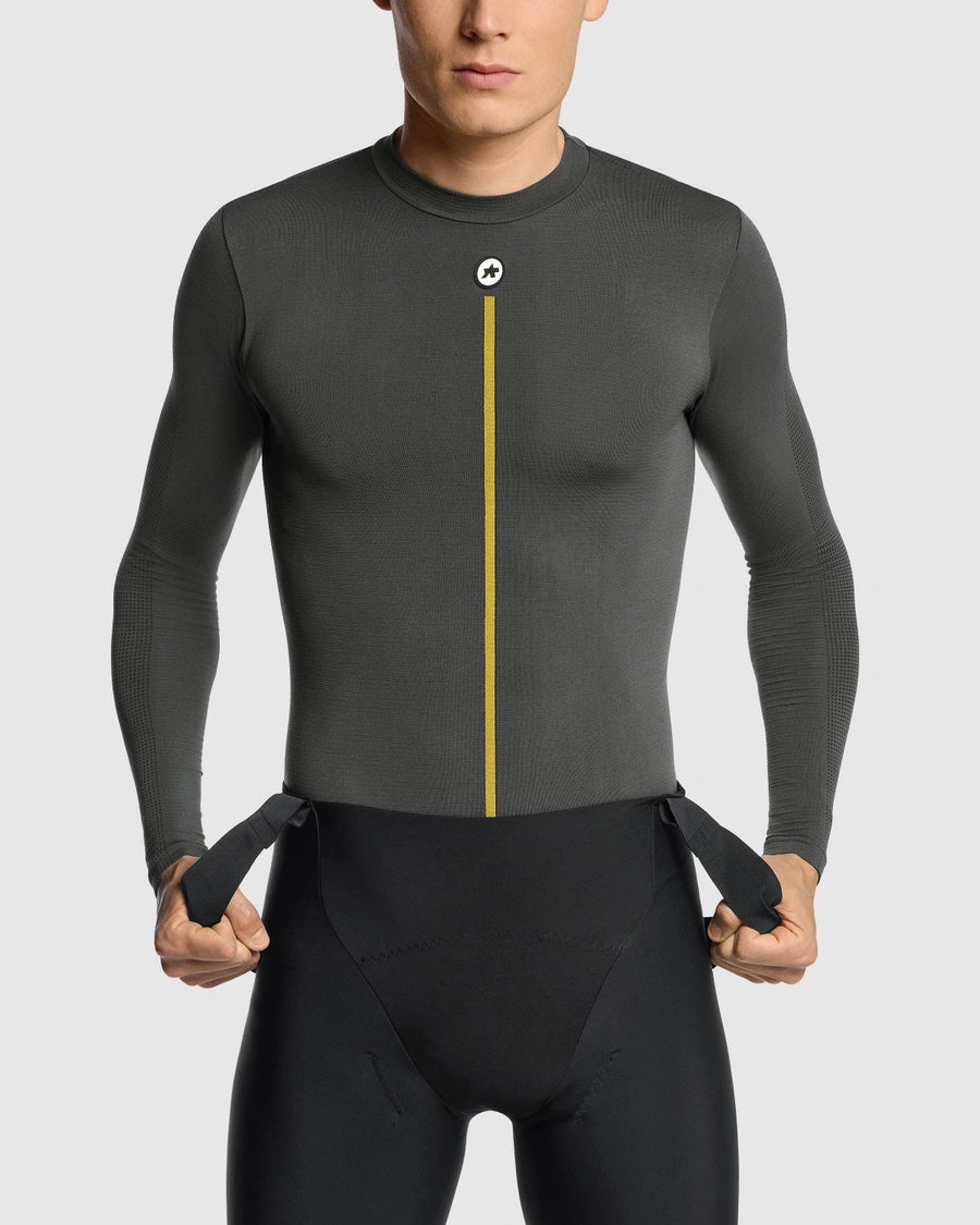 Assos 2/3 LS Skin Layer P1 - Anthracite Grey
