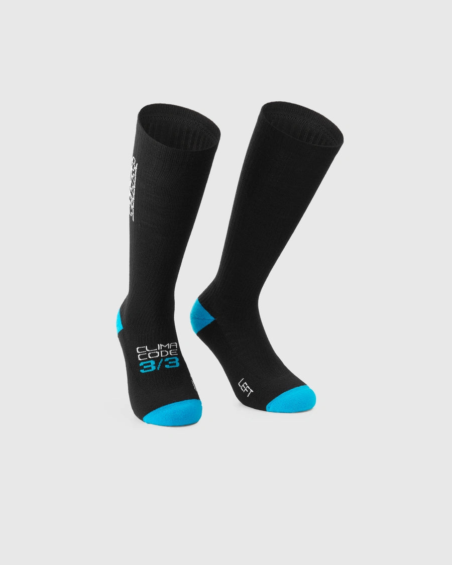 Assos Ultraz 3/3 FUGU Socks - Black Series