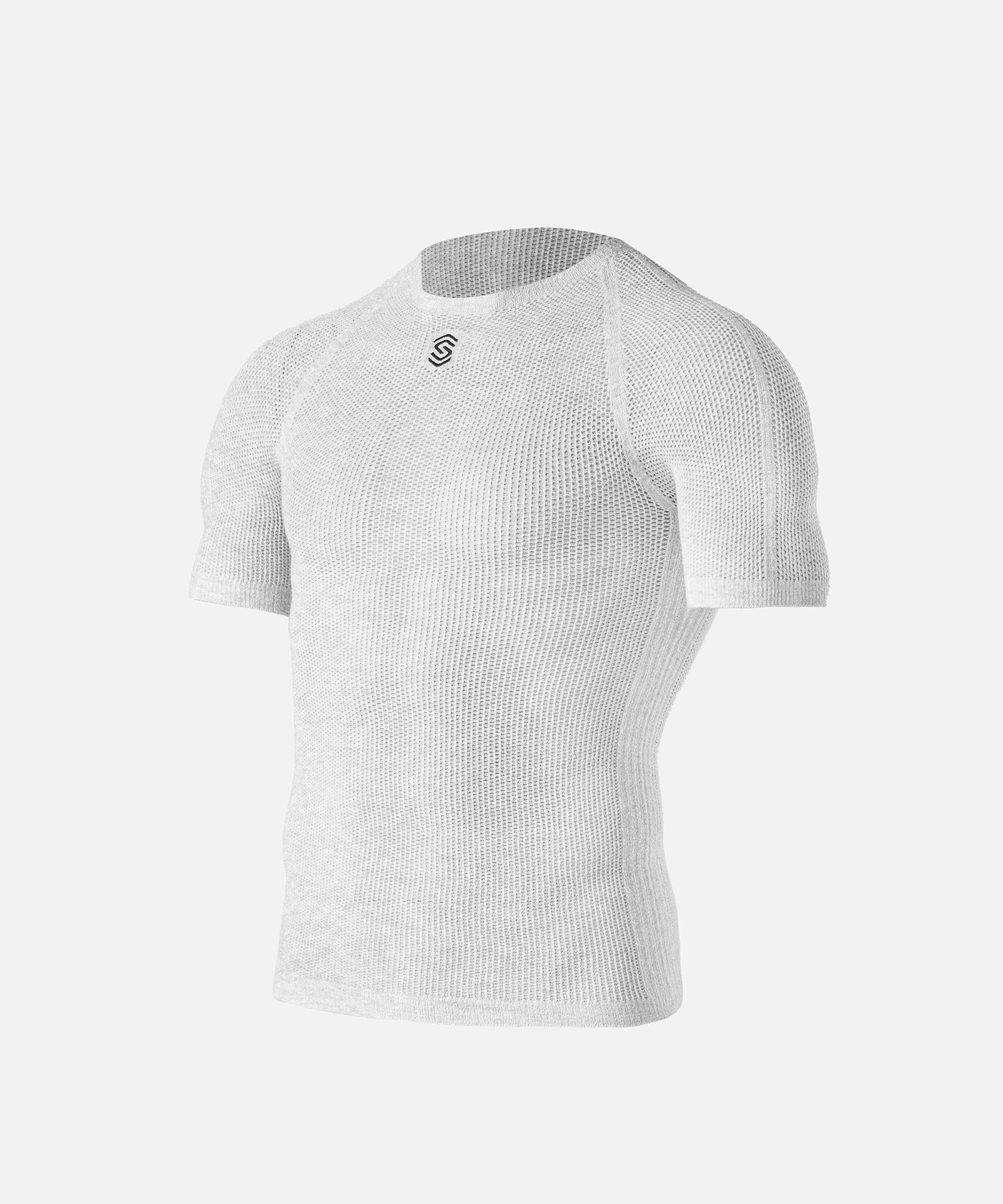 Silverskin Primo Short Sleeve Round neck Pearl Grey