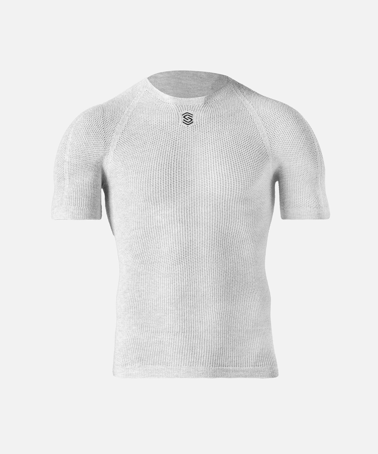 Silverskin Primo Short Sleeve Round neck Pearl Grey