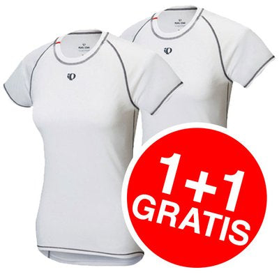 PEARL IZUMI Lady Transfer Baselayer SS White 1+1 Gratis