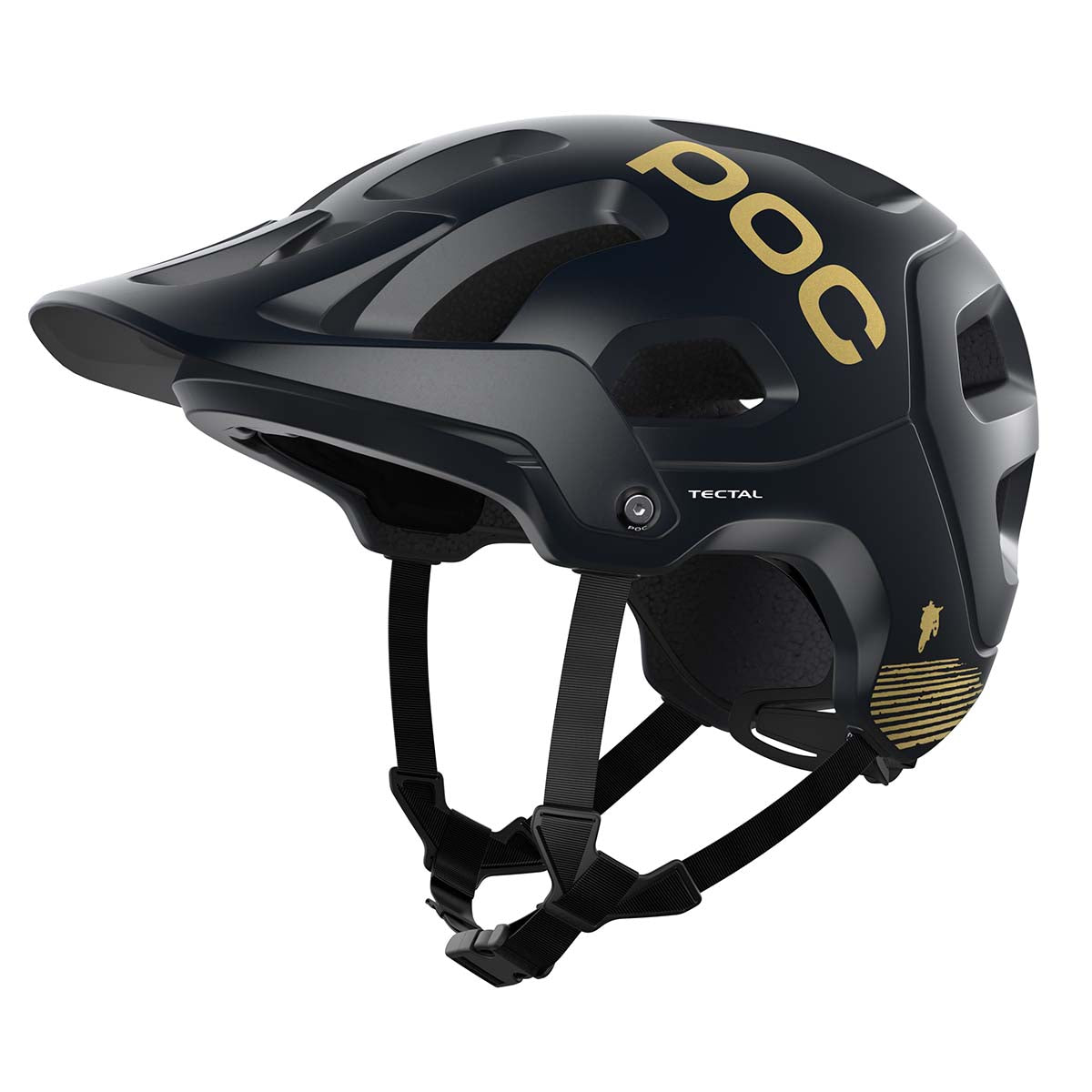 Poc Tectal Fabio Ed. Helm - Uranium Black Matt/Gold