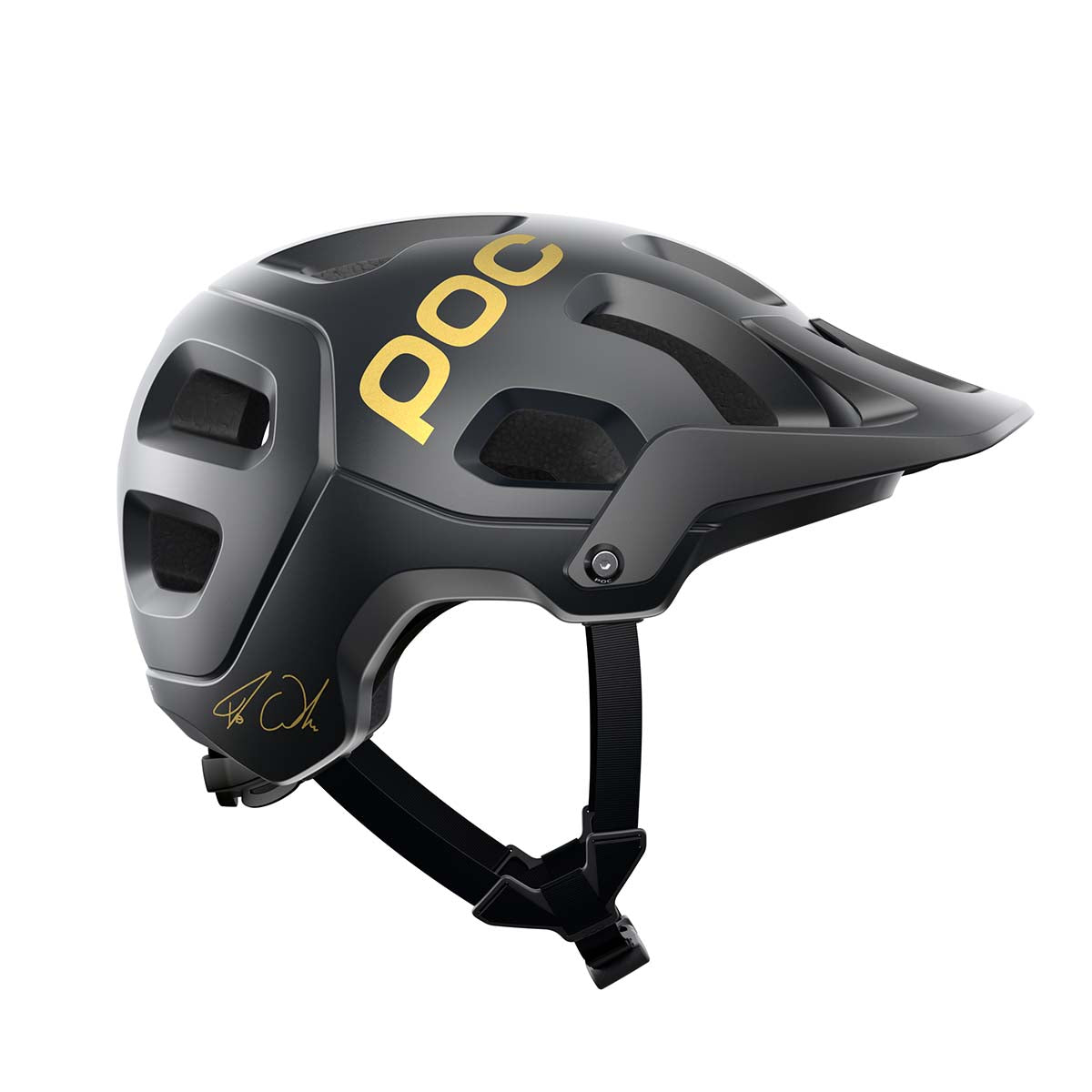 Poc Tectal Fabio Ed. Helm - Uranium Black Matt/Gold