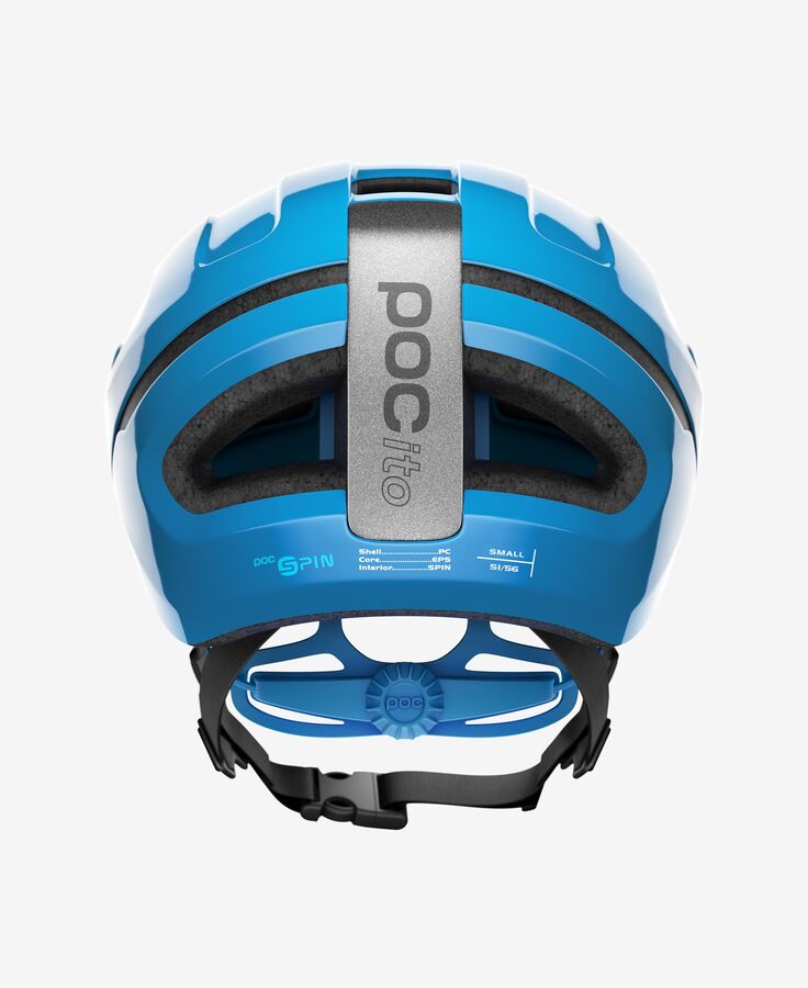 Pocito omne spin kids fietshelm fluorescent blauw