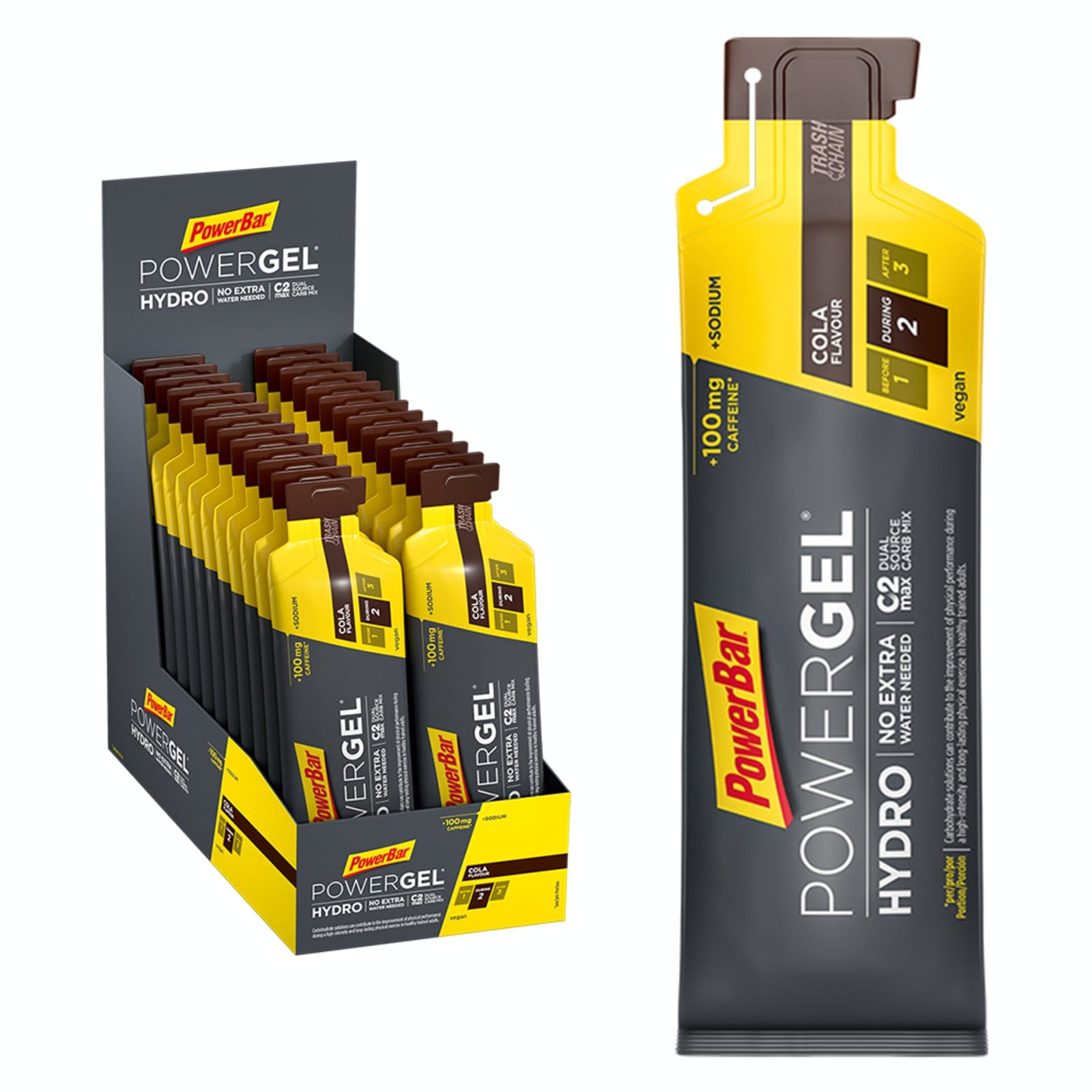 Powerbar powergel hydro energiegel cola 67ml x 24 pcs
