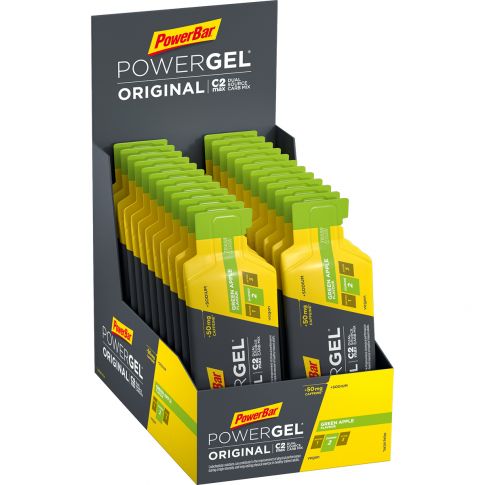 Powerbar powergel energiegel Green Apple Caffeine 41g box 24pcs