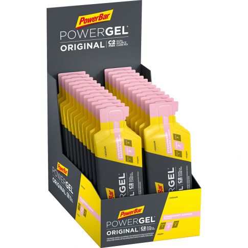 Powerbar powergel energiegel strawberry banana 41g box 24pcs