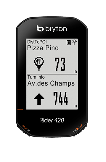 Bryton rider 420 gps fietscomputer