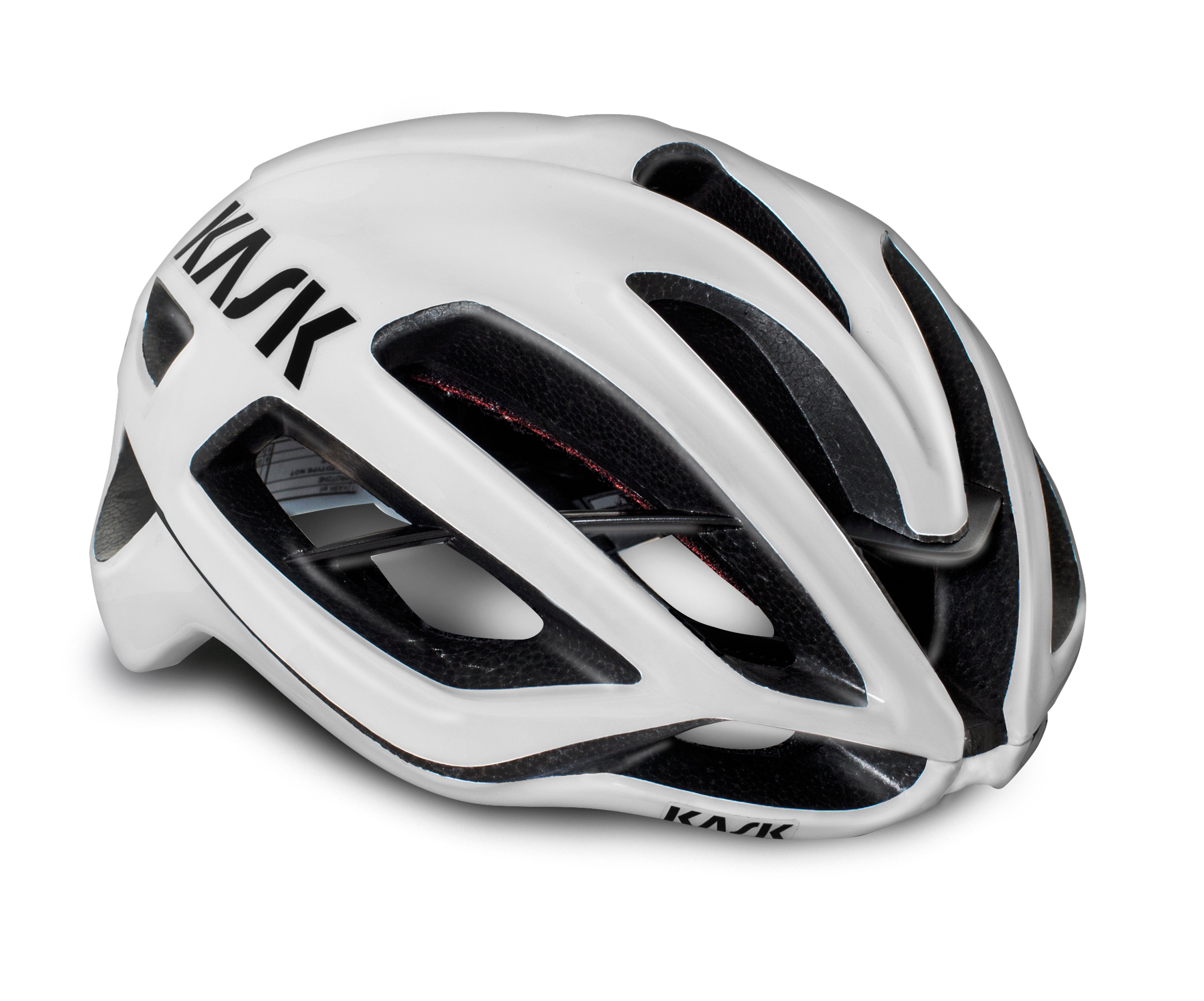 Kask protone fietshelm wit