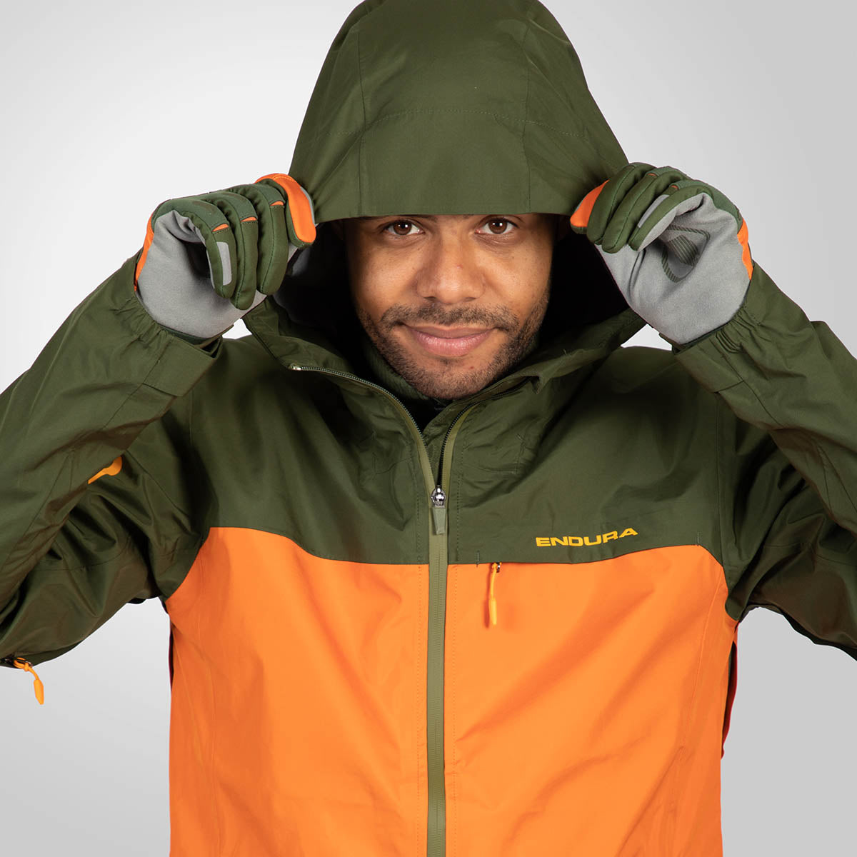 Endura SingleTrack Fietsjas II - Harvest oranje