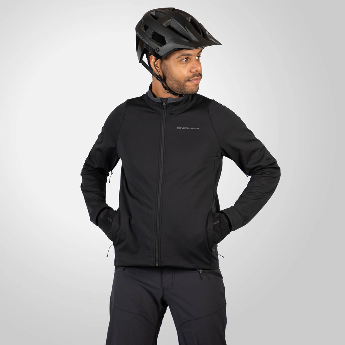 Endura SingleTrack Softshell - Zwart