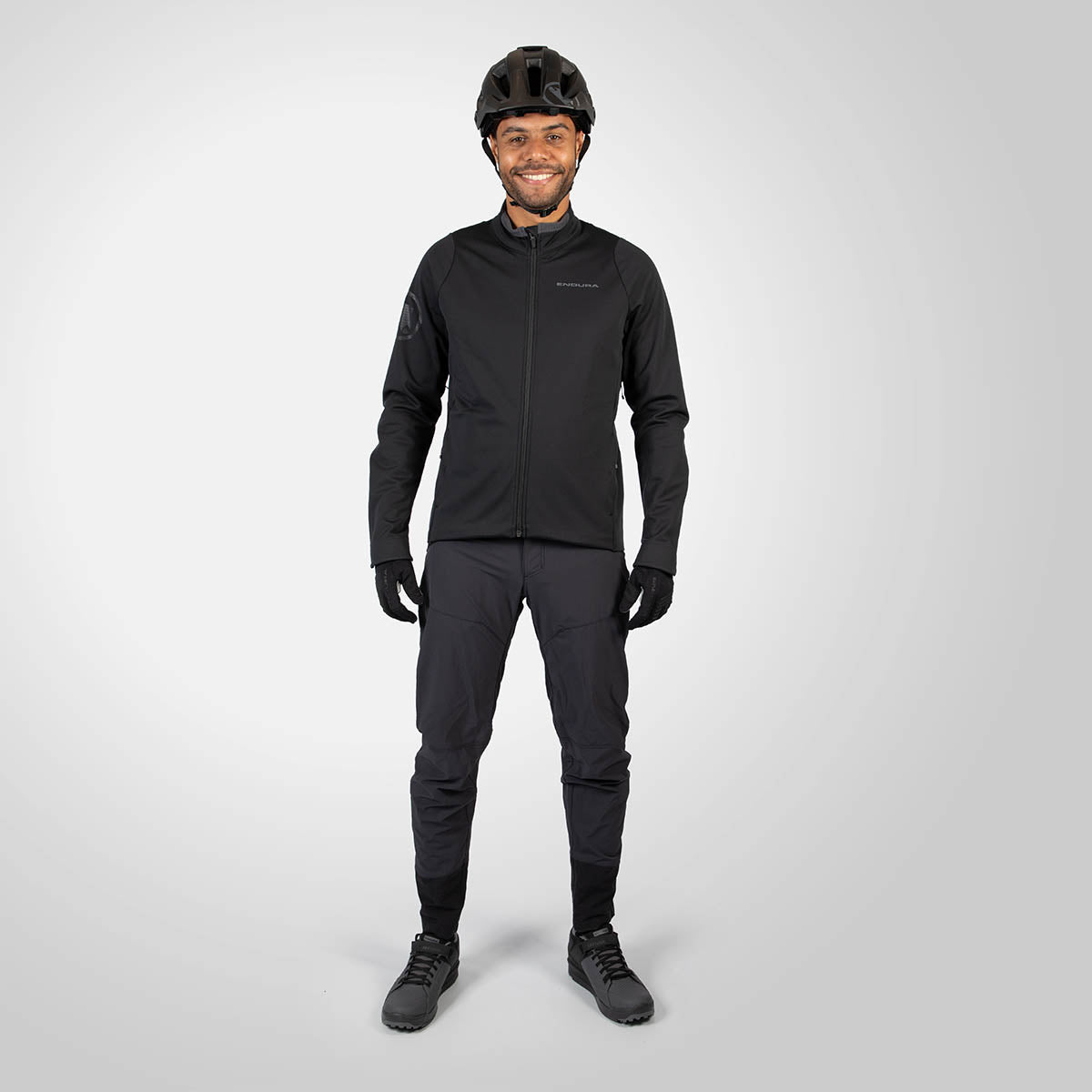 Endura SingleTrack Softshell - Zwart