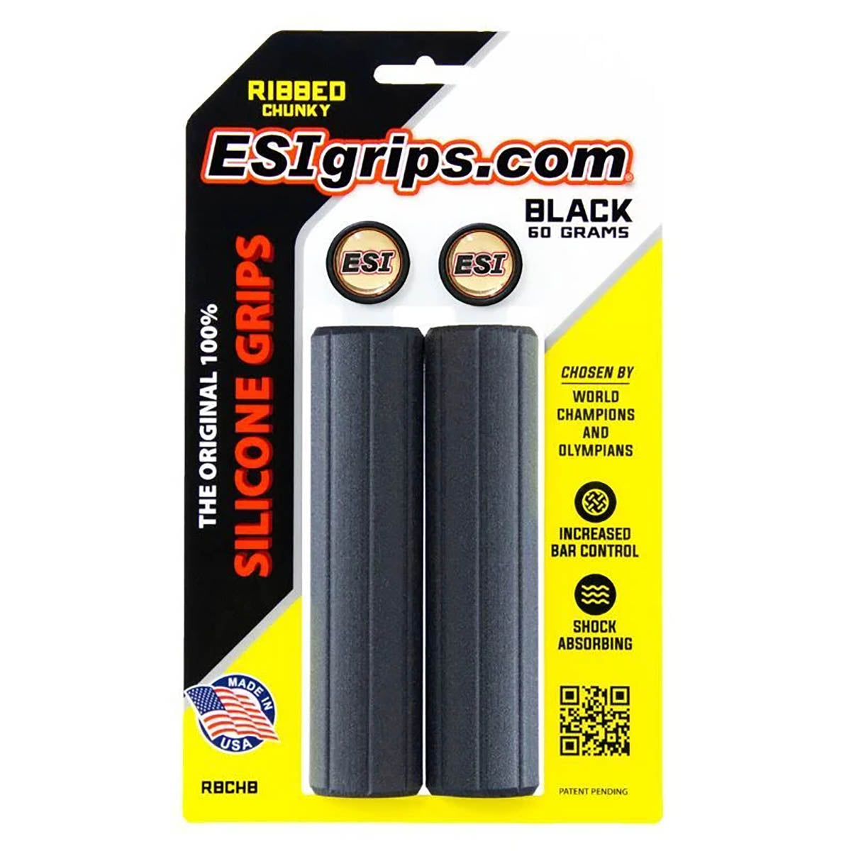 ESI grips Ribbed Chunky 32 mm Black