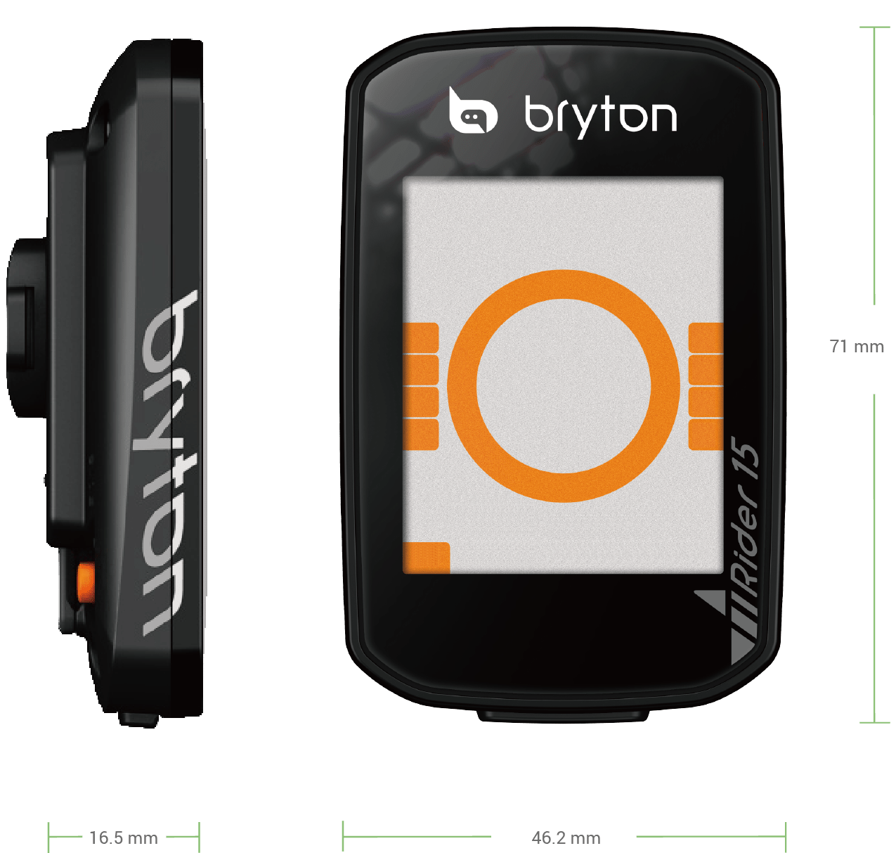 Bryton rider 15e gps fietscomputer