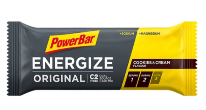 Powerbar energize reep Cookies & Cream 55g box 15 pcs