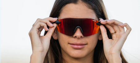 Tifosi Vogel Fietsbril Mat Zwart Smoke Red Lens