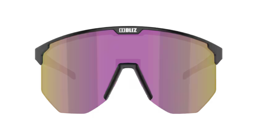 Bliz Hero Small Bril Matt Black with Brown & Purple Mirror Lens