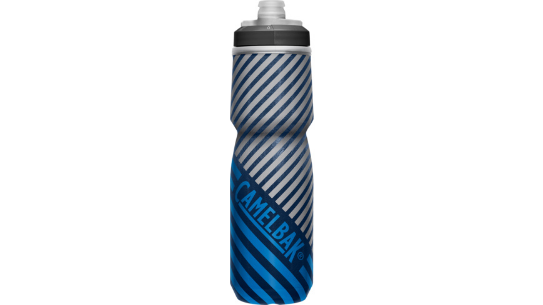 Camelbak podium chill bidon 700ml Navy Blue stripes