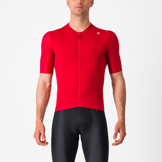 Castelli Espresso Jersey - Rich Red/ Deep Bordeaux