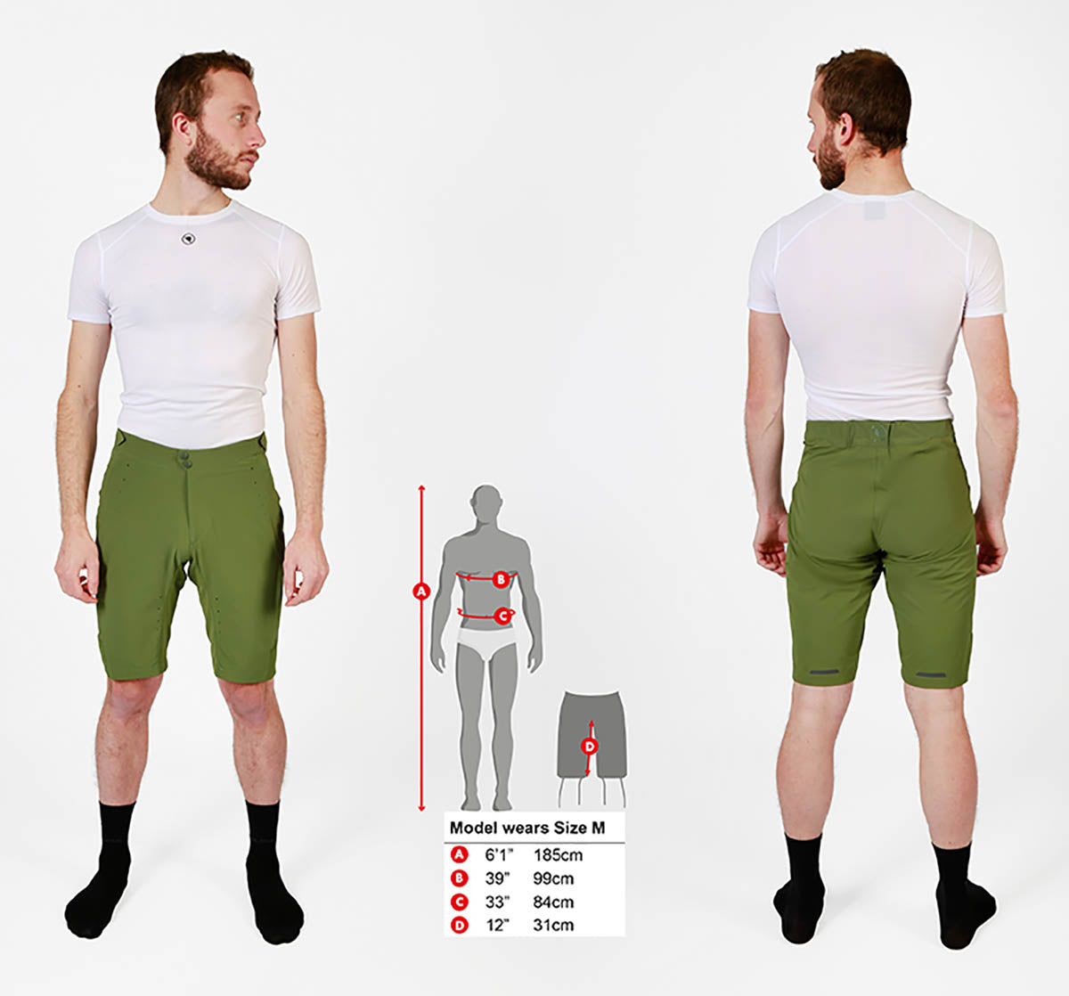 Endura Gv500 Foyle Shorts - Olive Green