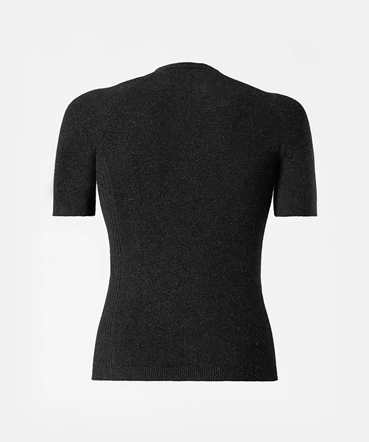 Silverskin Short Sleeve Round Neck Base Layer Anthracite